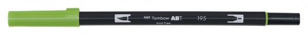 Tombow Dual Brush Pen - Light Green - Hell Grün