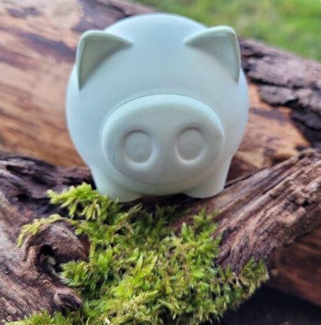 Silikon-Gießform - Mini Schweinchen/Glücksschwein