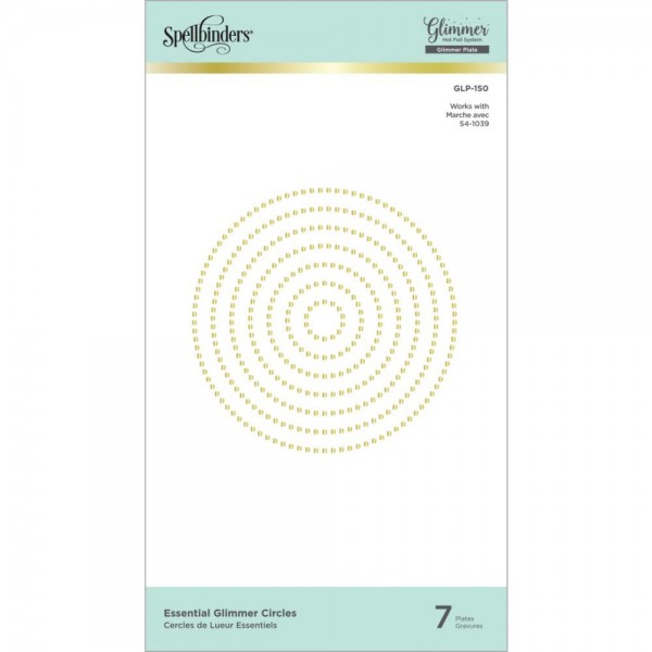 Spellbinders Hot Foil Plate - Essential Glimmer Circles