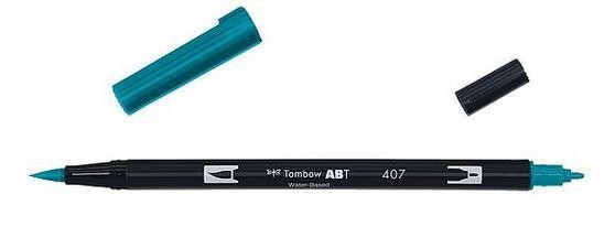 Tombow Dual Brush Pen - 407 - Blaugrün