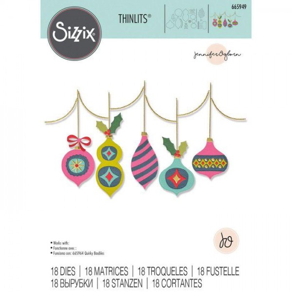 Sizzix Thinlits - Funky Baubles