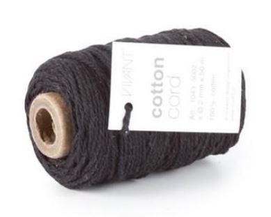 Cotton Cord schwarz