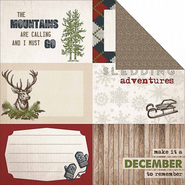 Carta Bella warm and cozy 4 x 6 Journaling Cards