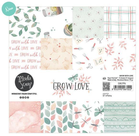 Moda Scrap Paper Pack 6 inch - Grow with Love