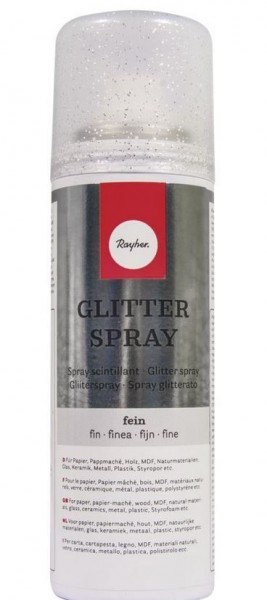 Rayher Glitter Spray silber