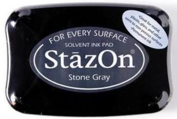 Stempelkissen StazOn Stone Gray