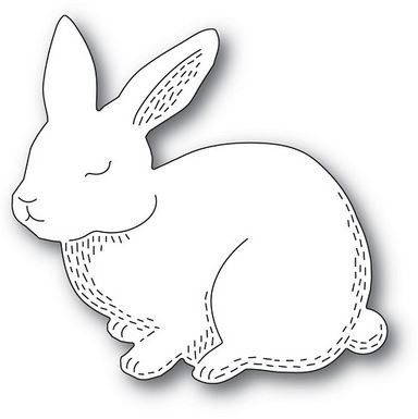 Poppystamps Stanzdie Whittle Cutie Rabbit
