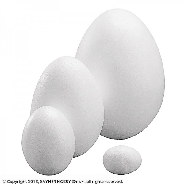 Styropor-Eier 10 cm