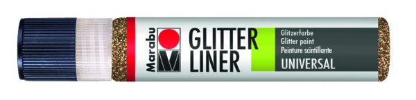Marabu-Glitter Liner - Nougat