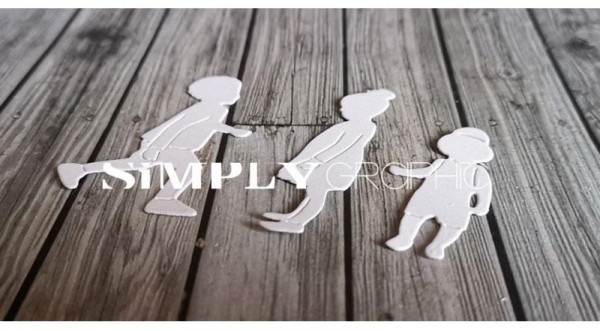 Simply Graphic Stanzdie - Trois enfants
