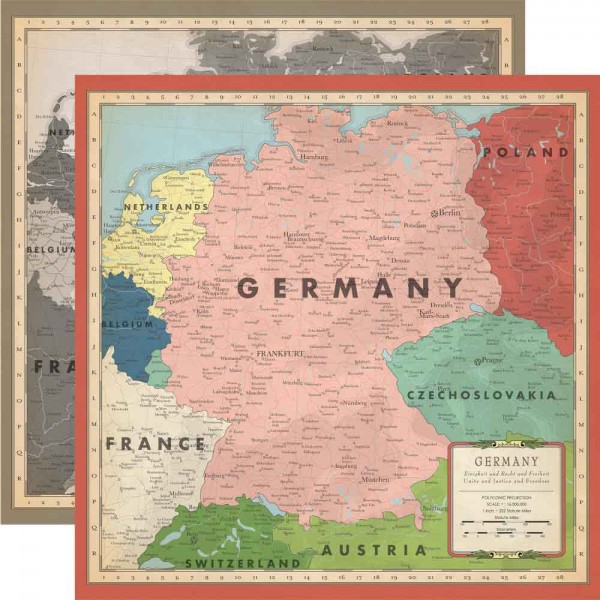 Carta Bella Cartography No. 2 Germany