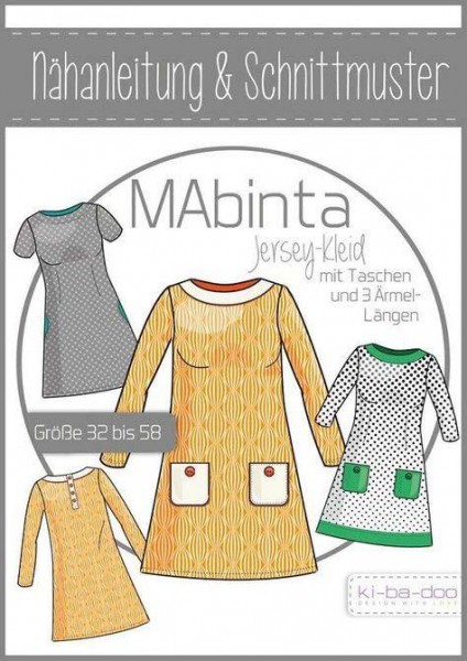 Ki-ba-doo Schnittmuster Mabinta Jersey-Kleid woman