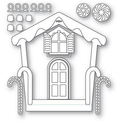 Memorybox Stanzdie - Gingerbread House Frame