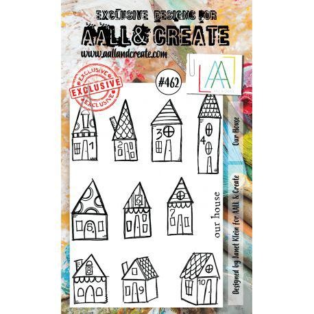 AALL & CREATE Clearstempel Set #462 - our house