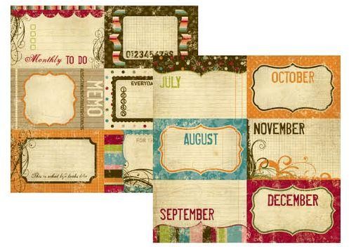 Simple Stories Life Documented - Monthly Journaling Cards Elements 2