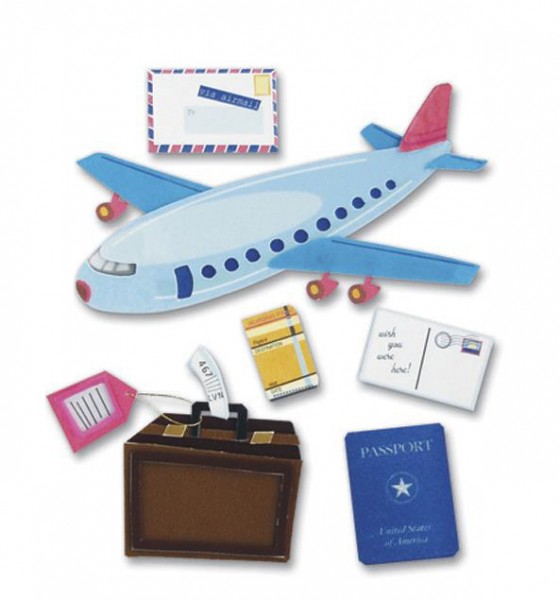 American Crafts Jolee`s Boutique - Airplane Travel