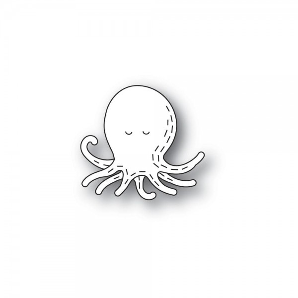 Poppystamps Stanzdie - Whittle Happy Octopus