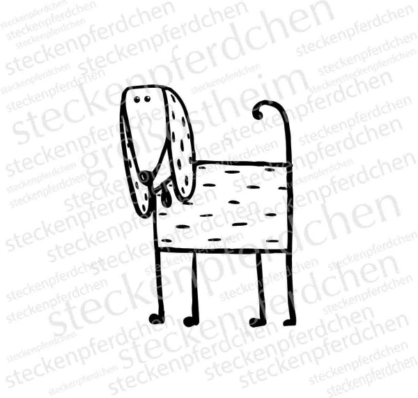 Steckenpferdchenstempel Hund Felix