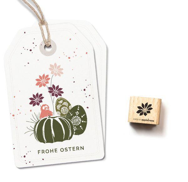 cats on appletrees Ministempel Blüte 33