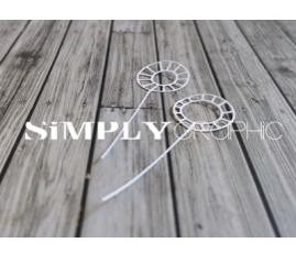 Simply Graphic Stanzdie - fleurs roues
