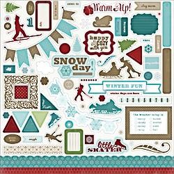 Carta Bella Winter Fun Element Stickers