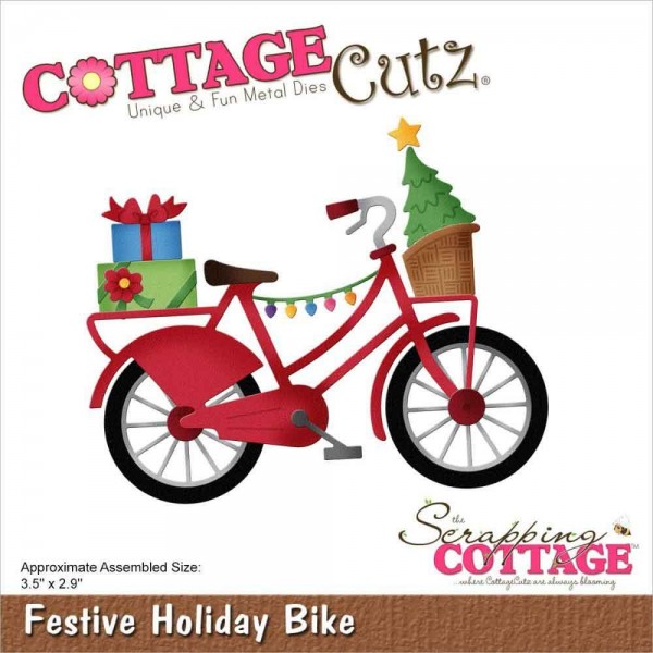 Cottage Cutz Stanzdie - Festive Holiday Bike