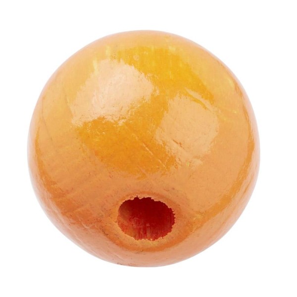 Schnulli Holzperlen 12 mm aprikot