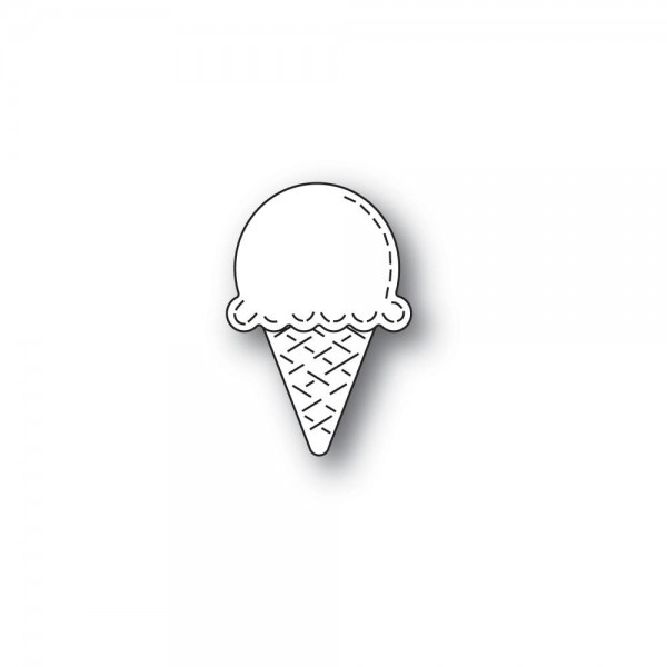 Poppystamp Stanzdie - Whittle Ice Cream Cone