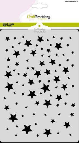 Schablone Sterne