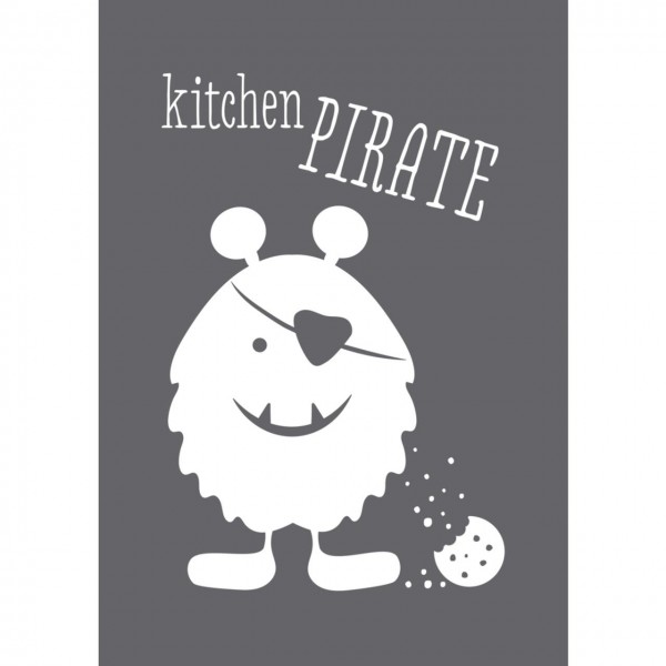 Rayher Siebdruck-Schablone kitchen Pirate