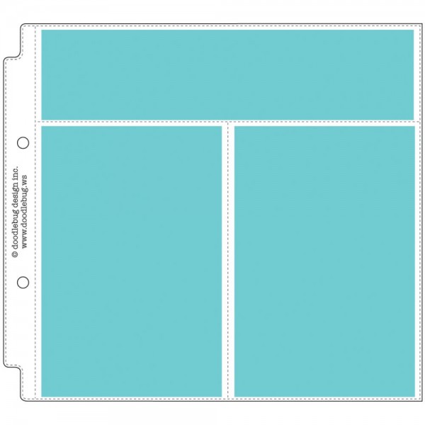 doodlebug design storybook album protectors vertical 8x8 inch