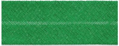 Baumwollschrägband smaragdgrün