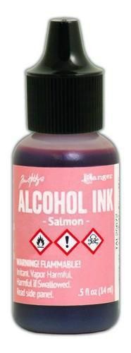 Alcohol Ink Salmon