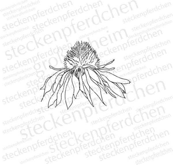 Steckenpferdchenstempel Blume 11