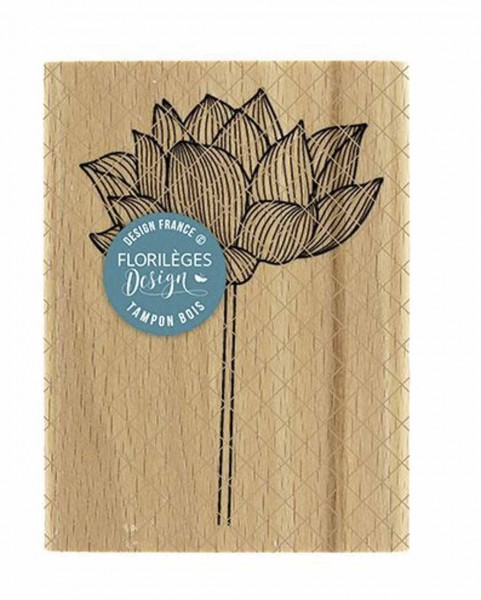 Florileges Holzstempel Lotus solitaire