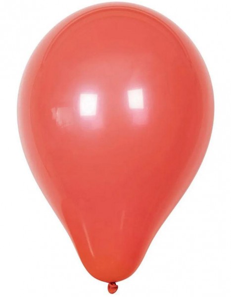 Luftballons rund rot