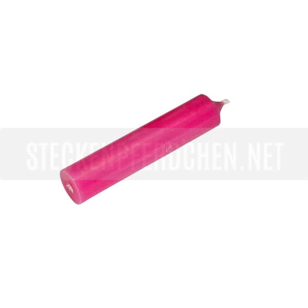Kerzenfarm Hahn Stabkerze 10 cm - pink