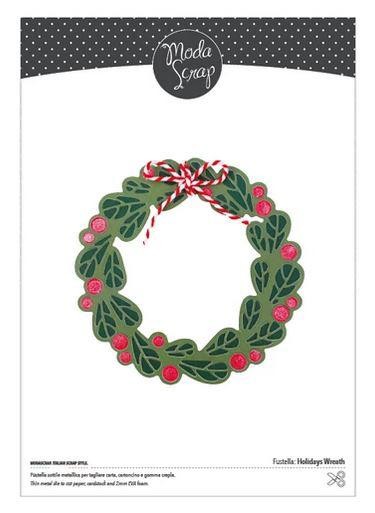 Moda Scrap Stanzdie - Holiday Wreath