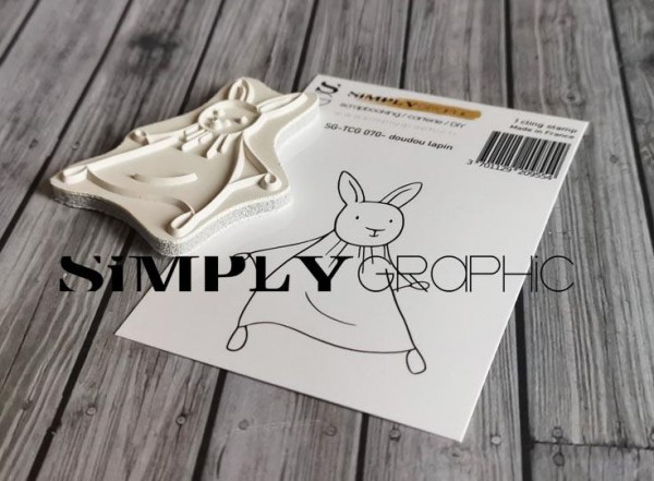 Simply Graphic Cling Stamps - doudou lapin