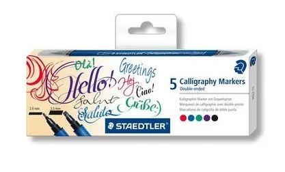 Staedtler 5 Calligraphy Markers