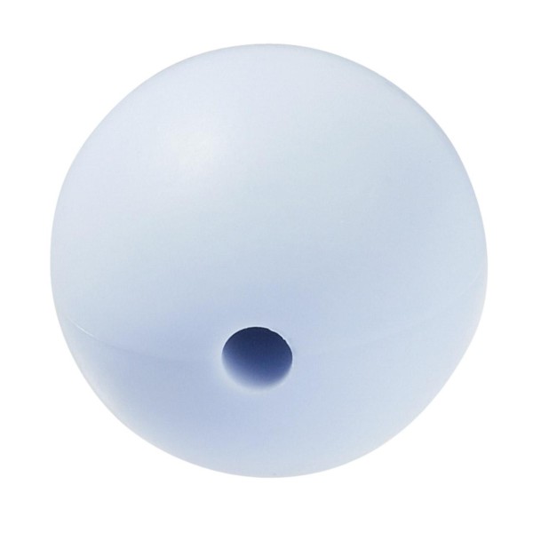 Schnulli-Silikon Perle hellblau