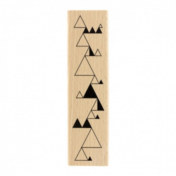 Florileges Design Holzstempel Triangles enchaines