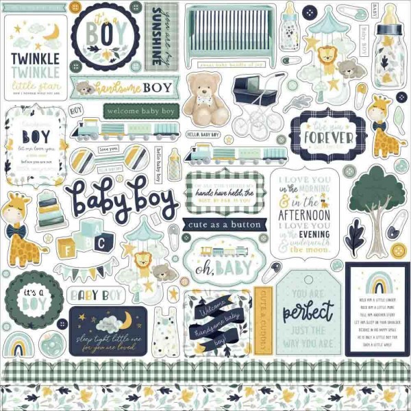 Echo Park Element Sticker - It's A boy