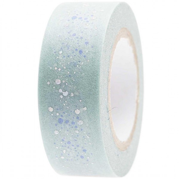 Rico Paper Poetry Tape Bubbles mint/silber