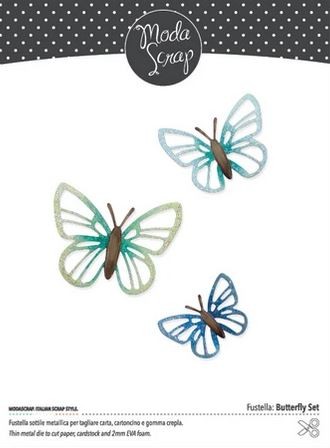 Moda Scrap Fustella Stanzdie - Butterfly Set