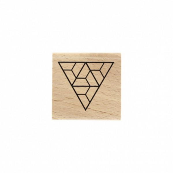 Florileges Design Holzstempel Triangle labyrinthe