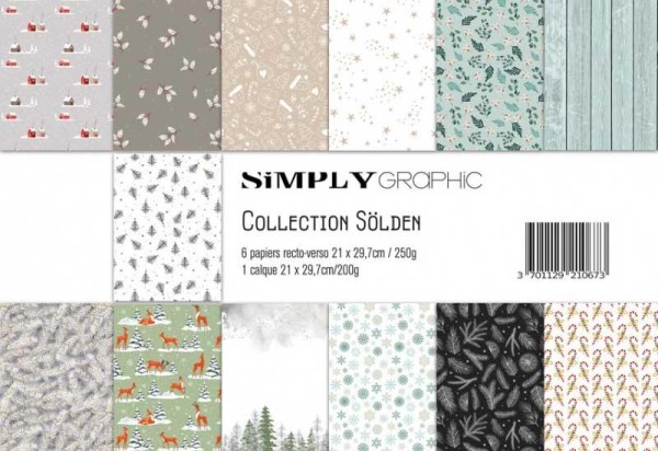 Simply Graphic Papier Pack A4 - Sölden
