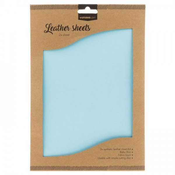 Studio Light Leather Sheets - Baby Blue
