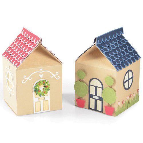Sizzix Thinlits Die - Seasonal House Gift Box