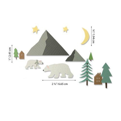 Sizzix Thinlits - Artic Bear